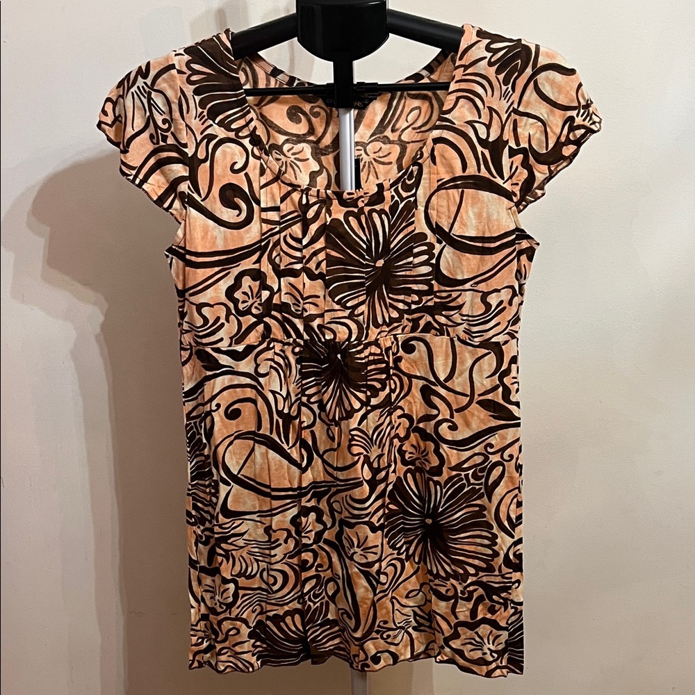 NWT Chaudry Floral Print Women's Tunic (sample)